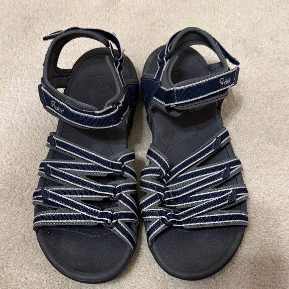 Vionic Women's Navy Sandals - Picture 1 of 5